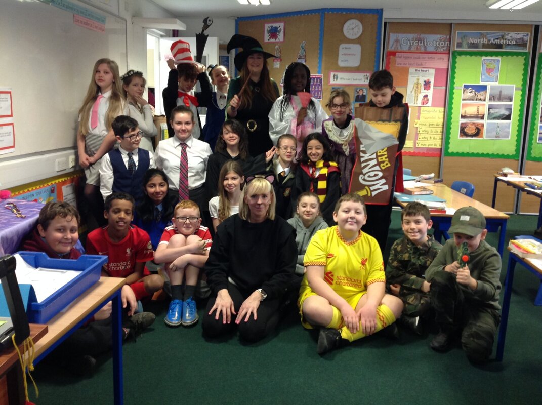 Image of World Book Day 2022 in Year 6